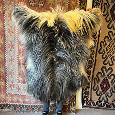 Natural Angora Goat Skin Rug Goat Hide Long Hair Goatskin Pelt Goat Skin Fur 2x3 for sale  Shipping to South Africa
