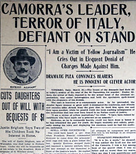 1911 newspaper front d'occasion  Expédié en Belgium