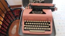 Vintage Royal De Luxe Pink Typewriter W/Case, used for sale  Shipping to South Africa