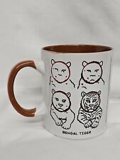 Caneca de café com leite How To Draw Animals design artístico tigre panda elefante comprar usado  Enviando para Brazil