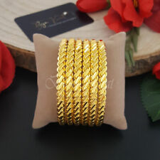 Used, 1x Burma Bilezik Gold Bracelet 22 Carat Gold Plated 19grams Demo Üclü 7mm for sale  Shipping to South Africa