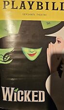 Wicked playbill 24 for sale  New York