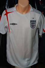 Vintage Inglaterra Umbro 2005/2007 Casa Camiseta Camisa Parte Superior Set Camiseta Talla S segunda mano  Embacar hacia Argentina