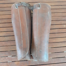 Pair leather gaiters d'occasion  Expédié en Belgium