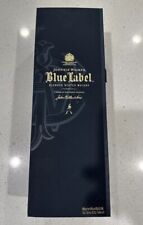 JOHNNIE WALKER BLUE LABEL SCOTCH WHISKEY EMPTY BOTTLE & BOX 750ml - PRISTINE NEW for sale  Shipping to South Africa