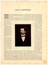 Jules lefebvre peintre d'occasion  Pagny-sur-Moselle
