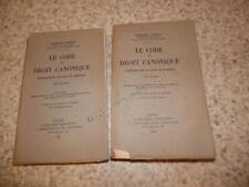 1942.code droit canonique.2 d'occasion  Saint-Quay-Portrieux