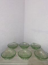 Green glass dessert for sale  CLACTON-ON-SEA