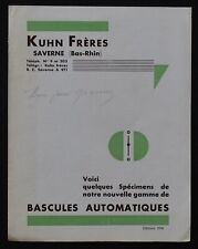 Catalogue 1934 kuhn d'occasion  Nantes-