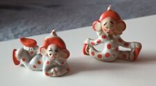 Used, 2 Vintage Pixie Elves | 2 Big Ear Polka Dot Clowns | 1930s Japanese Figurines for sale  Shipping to South Africa