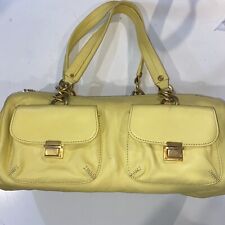 Bolsa de Ombro Juicy Couture Y2K Original Vintage COURO Amarelo BARREL 15”X6” comprar usado  Enviando para Brazil