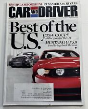 Revista Car & Driver De Colección Marzo 2010 Ford Mustang GT Cadillac CTS Volkswagen VW segunda mano  Embacar hacia Argentina
