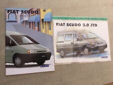 Fiat scudo brochures for sale  WEYMOUTH