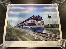 Train art print for sale  Lemont