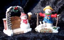 Small snowman figurines for sale  High Rolls Mountain Park