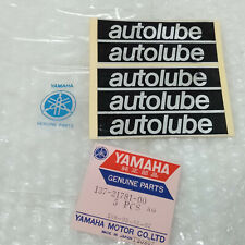 Used, YAMAHA AS1 HS1 YL1 YL2 YR1 YR3 CS2 YM2 AUTOLUBE OIL TANK DECALS NOS JAPAN 5pc for sale  Shipping to South Africa