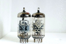 Used, 2 tubes  Telefunken 6DJ8 ECC88 = E88CC  6922  matched pair with diamond for sale  Shipping to South Africa