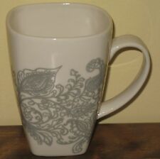 Paisley Coffee Mug Skye McGhie Cup White with Gray Design for sale  Canada