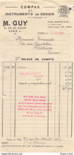 Facture 1927 compas d'occasion  France