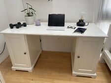 Schreibtisch weiß liatorp gebraucht kaufen  Erkrath