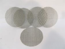 4-5/8", #8 Mesh, Stainless Steel Wire Mesh Screen Discs - 5 Each for sale  Shipping to South Africa