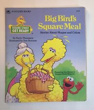 Libro dorado 1988 Big Bird's Square Meal PBS CTW Sesame Street, usado segunda mano  Embacar hacia Argentina