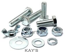 SELECT M12 FULLY THREADED BOLTS,NUTS OR WASHERS HIGH TENSILE ZINC PLATED SCREWS for sale  Shipping to South Africa