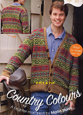 Knitting pattern mans for sale  NOTTINGHAM