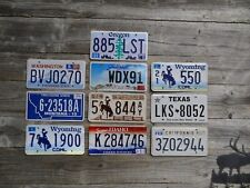 10 License Plates from different states Mixed lot of license plates bulk sale!!! segunda mano  Embacar hacia Mexico