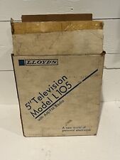 Lloyd's Television 5" TV FM/AM model L105 1984 nigdy nie używany vintage w pudełku na sprzedaż  Wysyłka do Poland