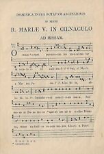 Antifonario 1908 maria usato  Italia