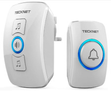 Tecknet wireless doorbell for sale  MANCHESTER