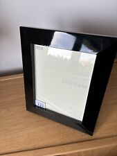 M&S Bevelled Black Gloss Wooden Photo Frame 8x10in - Stand & Wall Hanging Hooks for sale  Shipping to South Africa