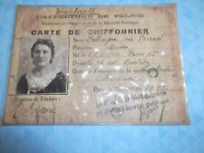 Carte professionnelle chiffonn d'occasion  France