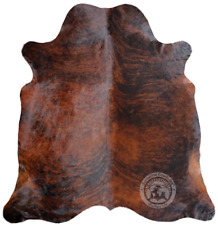 Tapete de couro bovino genuíno tijolo avermelhado - Tamanho 6X6', usado comprar usado  Enviando para Brazil