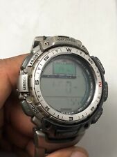 Vintage Casio Protrek 2217 PRG-40 Relógio Digital Sensor Triplo Usado Como Peça comprar usado  Enviando para Brazil