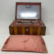 Deslumbrante caixa de costura francesa antiga do século XIX completa e completa comprar usado  Enviando para Brazil