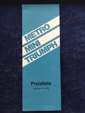 Metro mini triumph gebraucht kaufen  Vechta