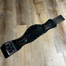Vintage 1950 Harley Davidson Leather Kidney Belt Back Support Ride Black Pouch for sale  Shipping to South Africa