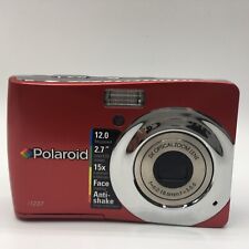 Cámara digital de apuntar y disparar Polaroid roja i1237 12 MP 5x zoom 2,7 LCD trabajo probado segunda mano  Embacar hacia Argentina