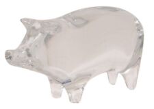 Baccarat pig clear for sale  USA