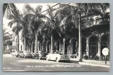 Postal con foto real vintage de Hotel PALM BEACH Florida RPPC década de 1940 segunda mano  Embacar hacia Mexico