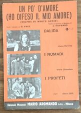 1969 DALIDA NOMADS PROPHETS A LITTLE LOVE score for sale  Shipping to South Africa