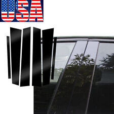 Usado, Decalque de porta postes pilares preto brilhante acabamento para BMW 5 Series F10 2011-2017 conjunto com 6 peças comprar usado  Enviando para Brazil