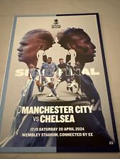 PROGRAMA OFICIAL SEMIFINAL FA CUP 20/4/2024 CHELSEA V MANCHESTER CITY WEMBLEY segunda mano  Embacar hacia Argentina