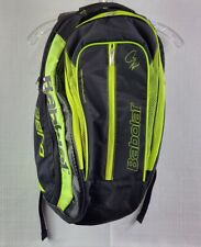Bolsa de tênis Babolat Pure Aero preta e amarela isotérmica de náilon mochila , usado comprar usado  Enviando para Brazil