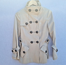 Chaqueta Zadar Marrón Caramelo Beige Gabardina Diseño Ajustable Talla Pequeña segunda mano  Embacar hacia Argentina