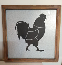 Metal print hen for sale  Milford