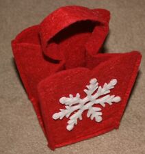 Small felt snow for sale  BEDFORD