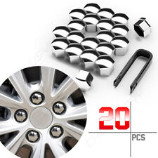 Cubo de pneu de roda prata 20 peças*17 mm parafuso tampa porca tampa suporte para Cadillac novo, usado comprar usado  Enviando para Brazil